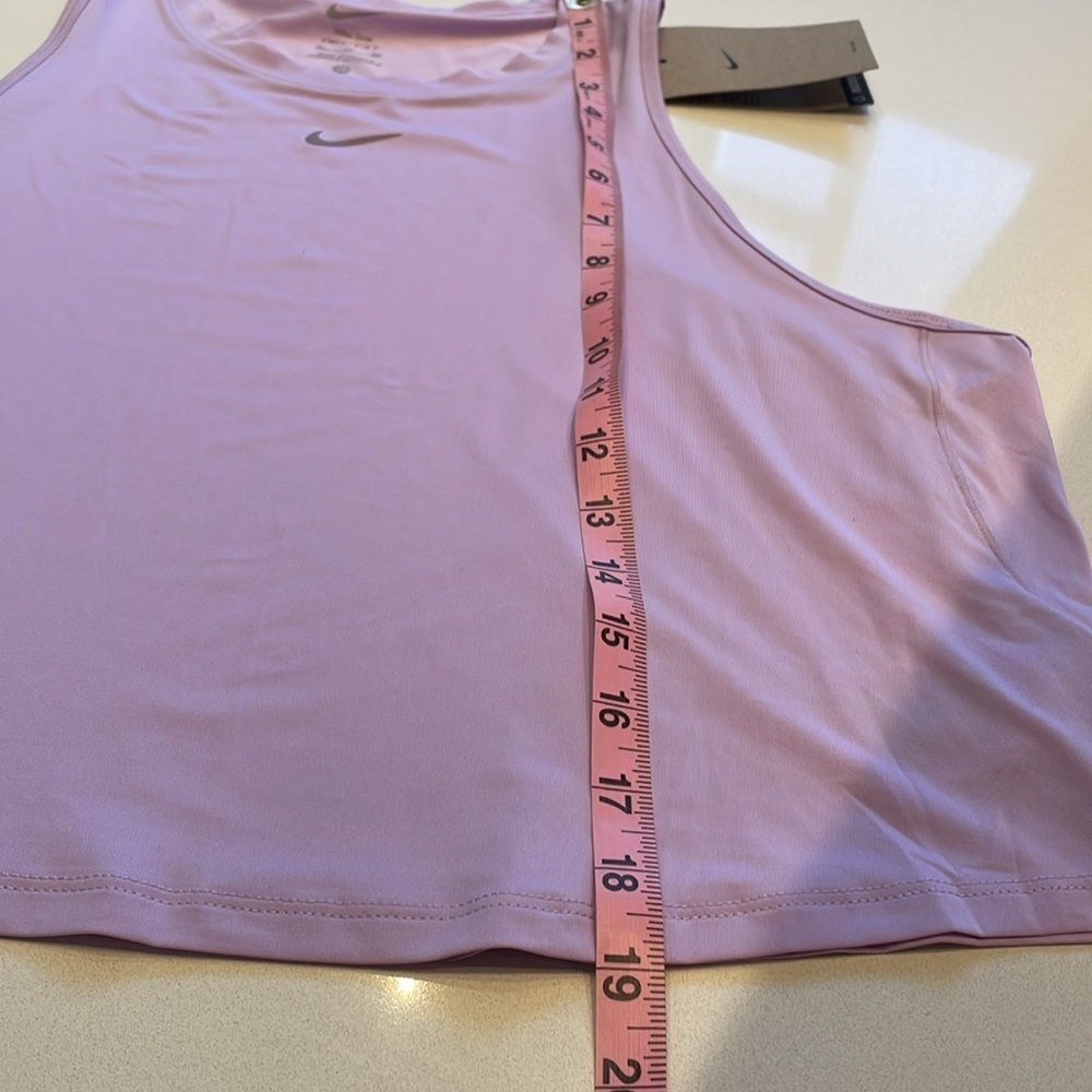 🆕 Nike One Dri-Fit Tank Top, Crop, Lilac Size XL - Picture 12 of 12